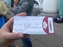 Our ticket for the Hermitage Museum